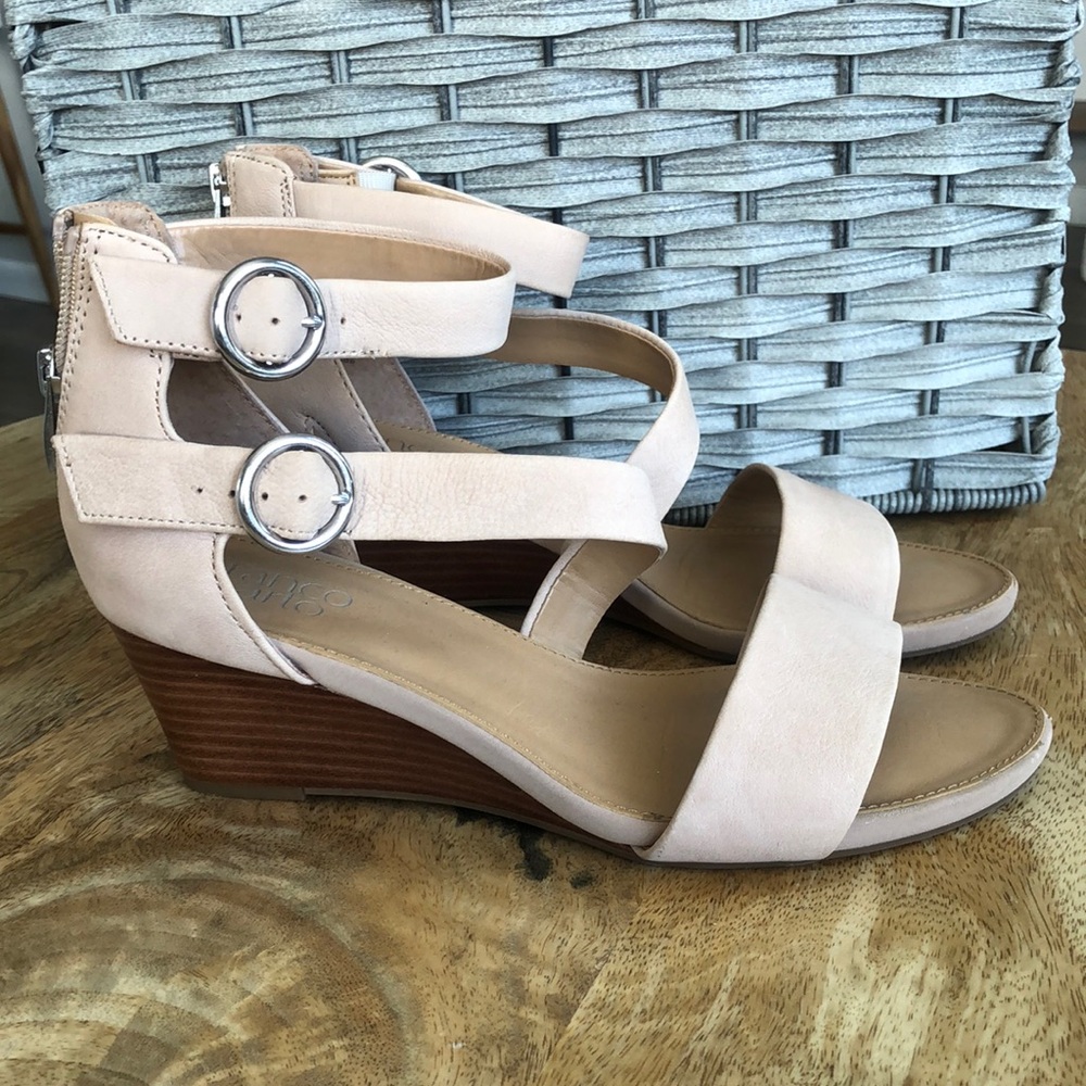 Franco Sarto Derek wedge sandals shoes